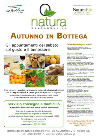 Locandina Autunno in Bottega